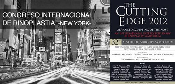 Symposium internacional sobre rinoplastia, The Cutting Edge 2012, N.Y.